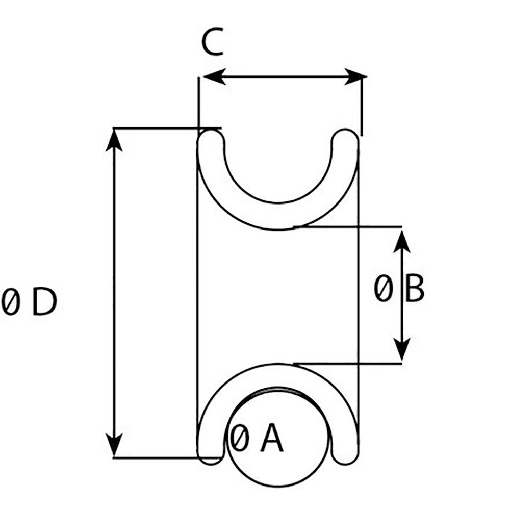 Wichard 22517W FRX25 Friction Ring - 25mm (63/64")