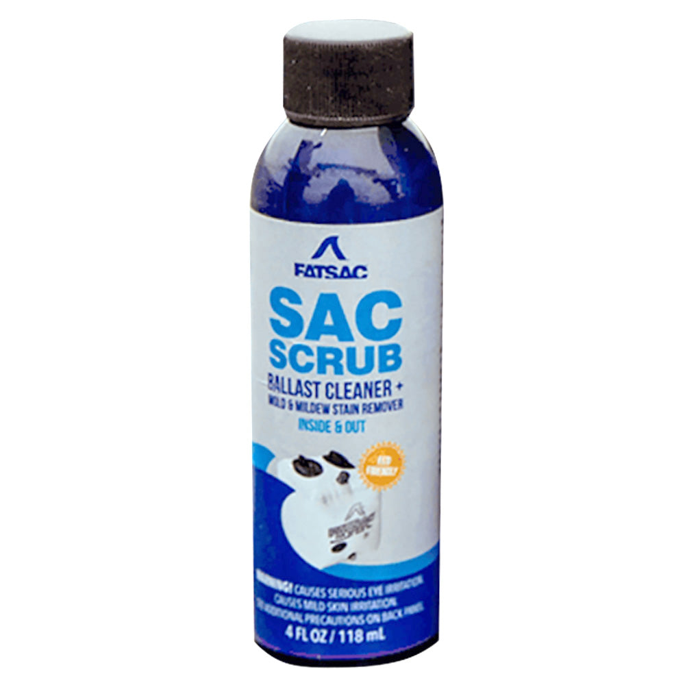 FATSAC M1081 Mold Mildew Prevention Sac Scrub - 4oz Single-Use Bottle