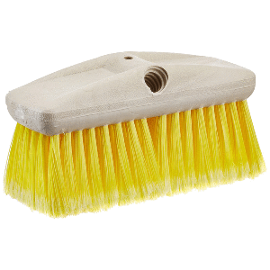 Star brite 40013 8" Soft Bristle Wash Brush - Extend-A-Brush Compatible - Yellow
