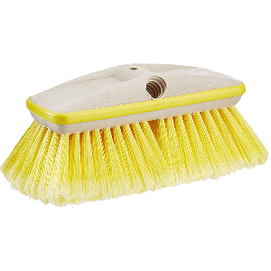 Star brite 40161 Deluxe Yellow Soft Wash 8" Brush Head w/Bumper - Dual Connections