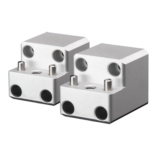 PTM Edge Board Rack Mount - 4 Bolt - Silver - Pair [P13168-1400TEBCL]