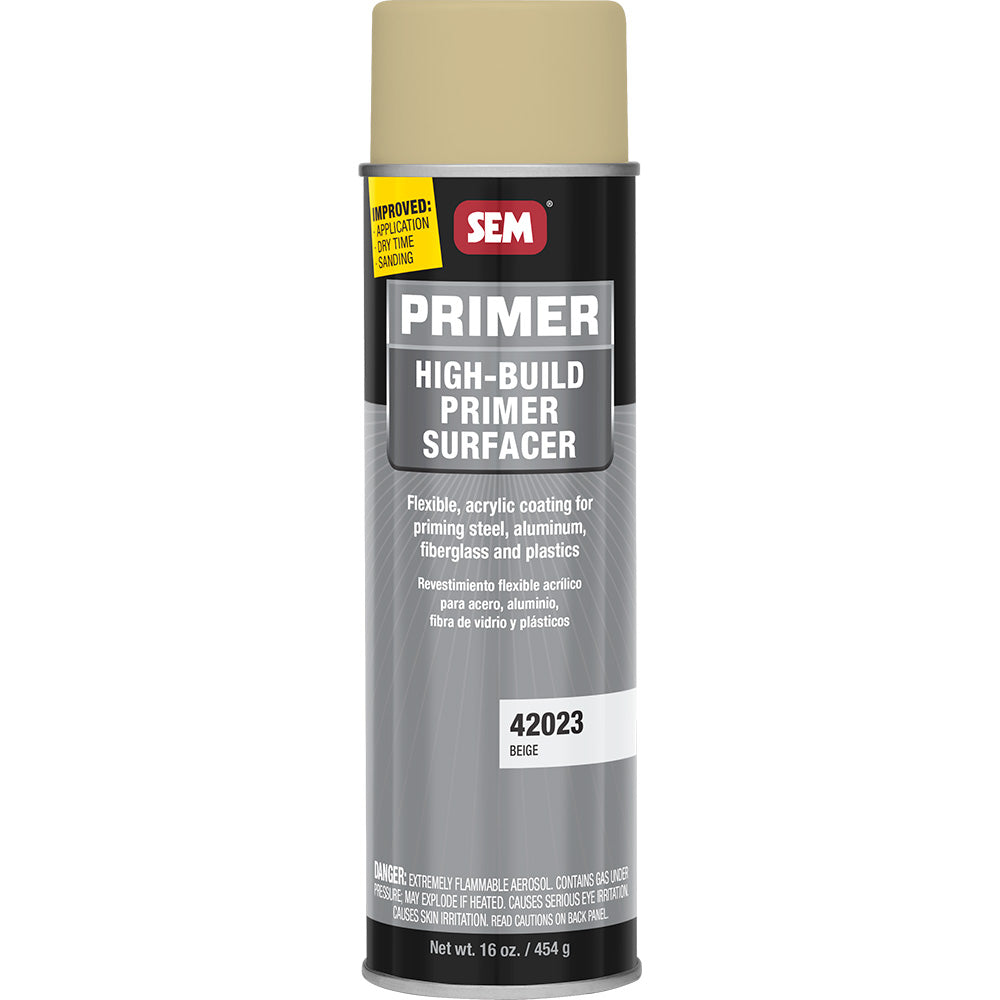 SEM High-Build Primer Surfacer - 20oz Aerosol Can - Beige [42023]