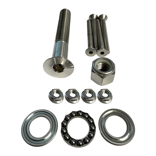 Sea Swivel Replacement Mount Hardware Kit w/5" Main Bolt, Nut, Bearing,  4-Bolt Package of Mounting Hardware [SEA-HDM-HARDWARE-KIT]
