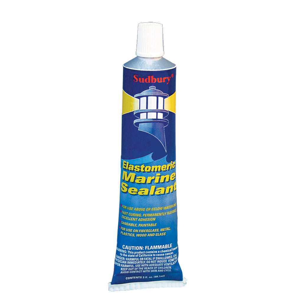 Sudbury Elastometric 3 oz (89ml) Sealant Tube - White [320]