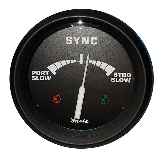 Faria 32807 4" Gauge Engine Synchronizer f/Dual Engines Gas Diesel