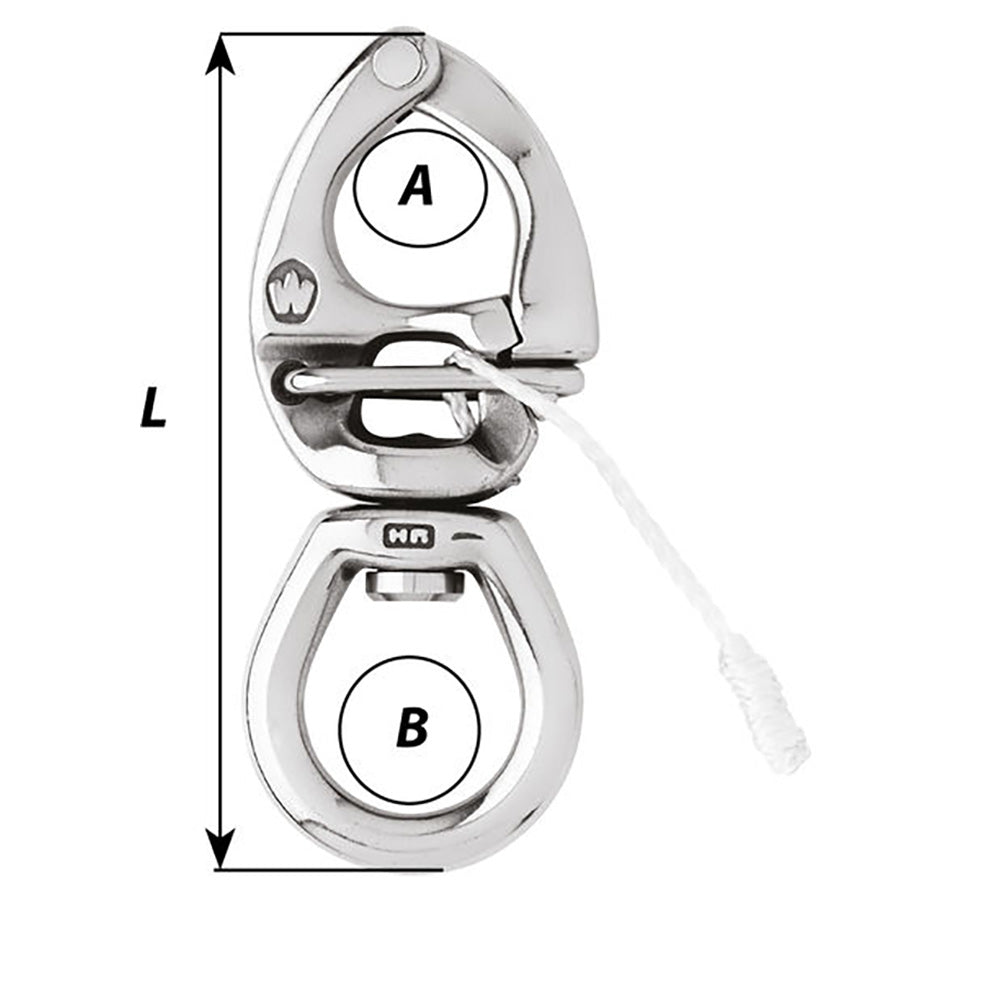 Wichard HR Quick Release Snap Shackle w/Large Bail - Length 4-3/4" [2776W]