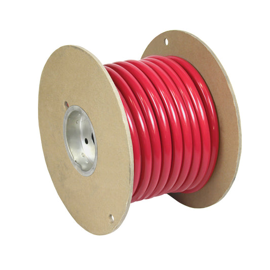 Pacer Red 2/0 AWG Battery Cable - 25  [WUL2/0RD-25]